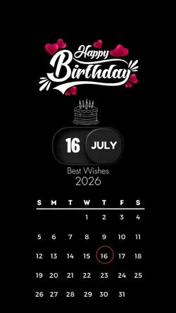 Birthday 16 July