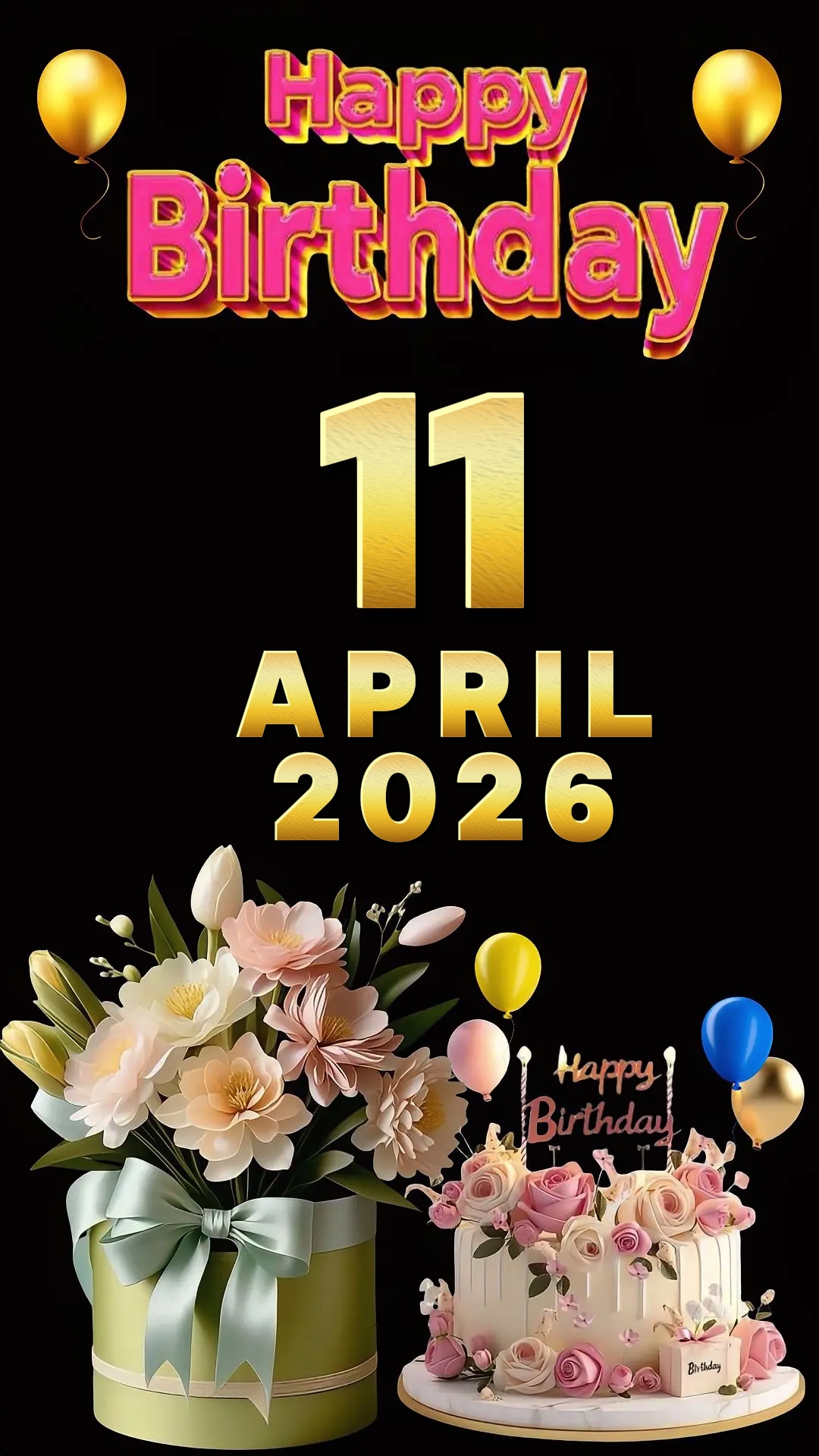 Selamat ulang tahun 11 April 2026