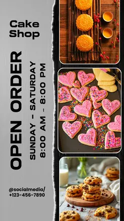 Open Order Cake Shop