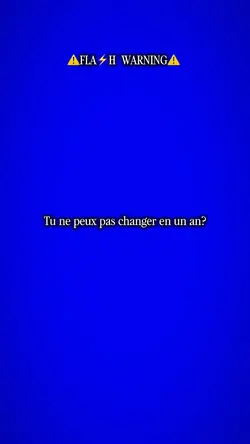 Tu ne peux pas chang