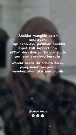 wnita kuat itu ibuku