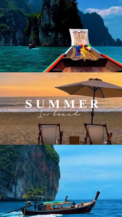 Verão na praia 