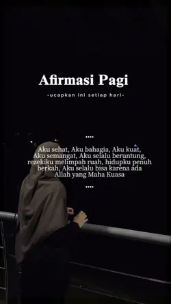afirmasi pagi