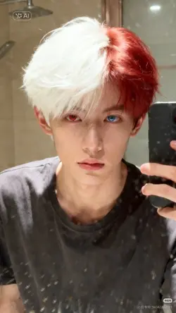 ai Rambut putihmerah