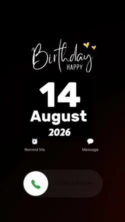 Hbd 14 August 2026