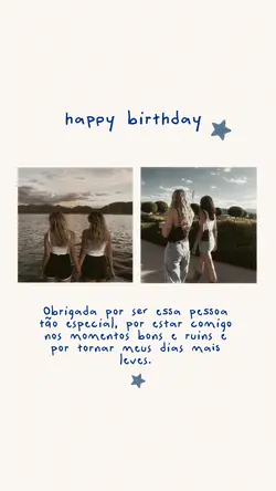 Feliz aniversário 