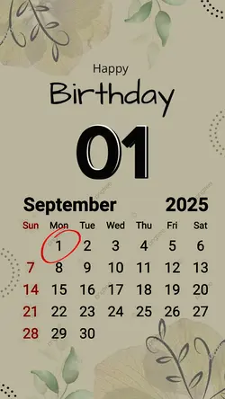 hbd 01 SEPTEMBR 2025