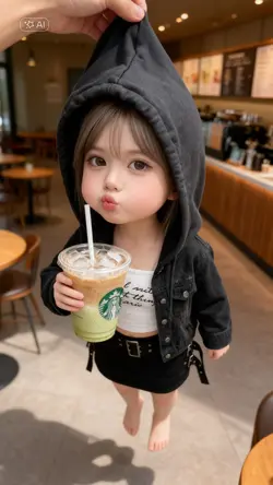 chibi cute Starbucks
