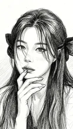 crayon sketch