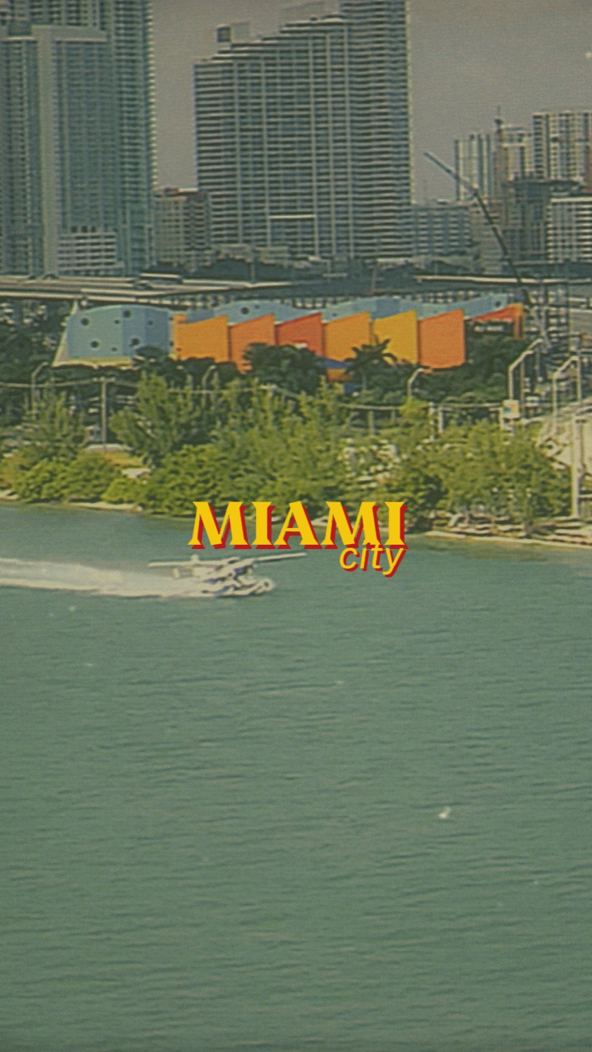 Retro de la ciudad de Miami
