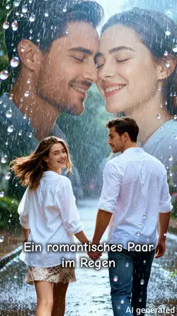 paar im regen