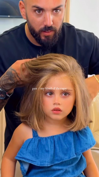 Çocukların saçı