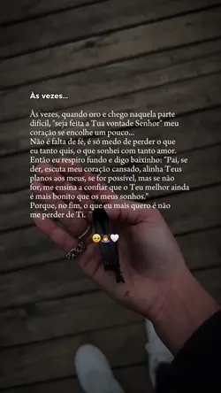 Às vezes quando oro