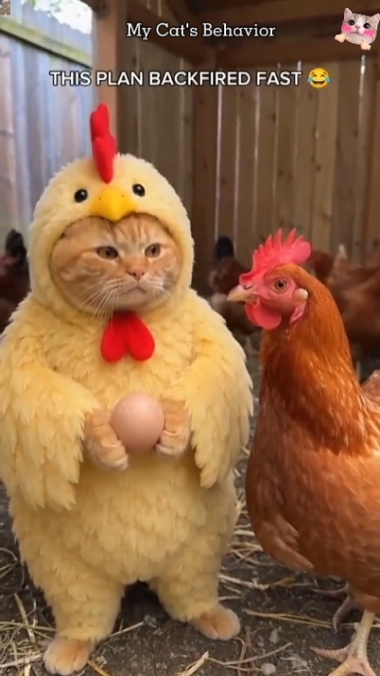 Gato gracioso. 