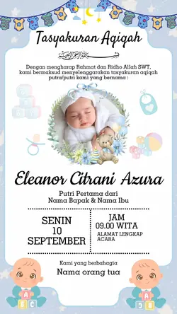 Undangan Aqiqah
