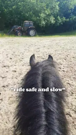 Ride safe and slow