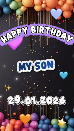 Happy birthday son 