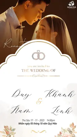 Mẫu Thiệp Cưới
