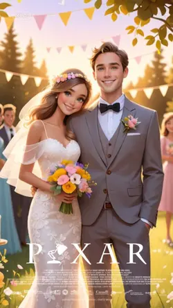 Pixar Wedding Ai