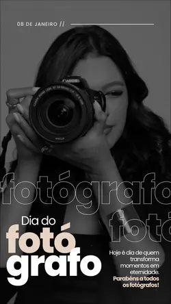 Dia do fotógrafo