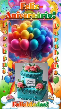 feliz aniversário 