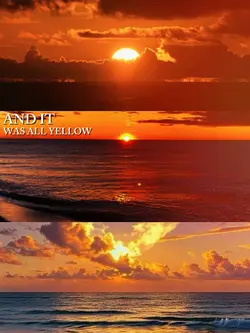 yellow sunset