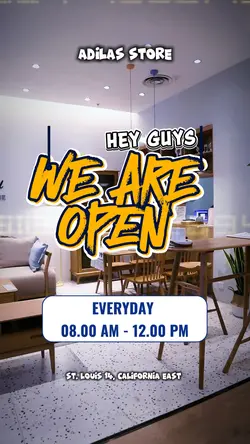 WE ARE OPEN NOW 