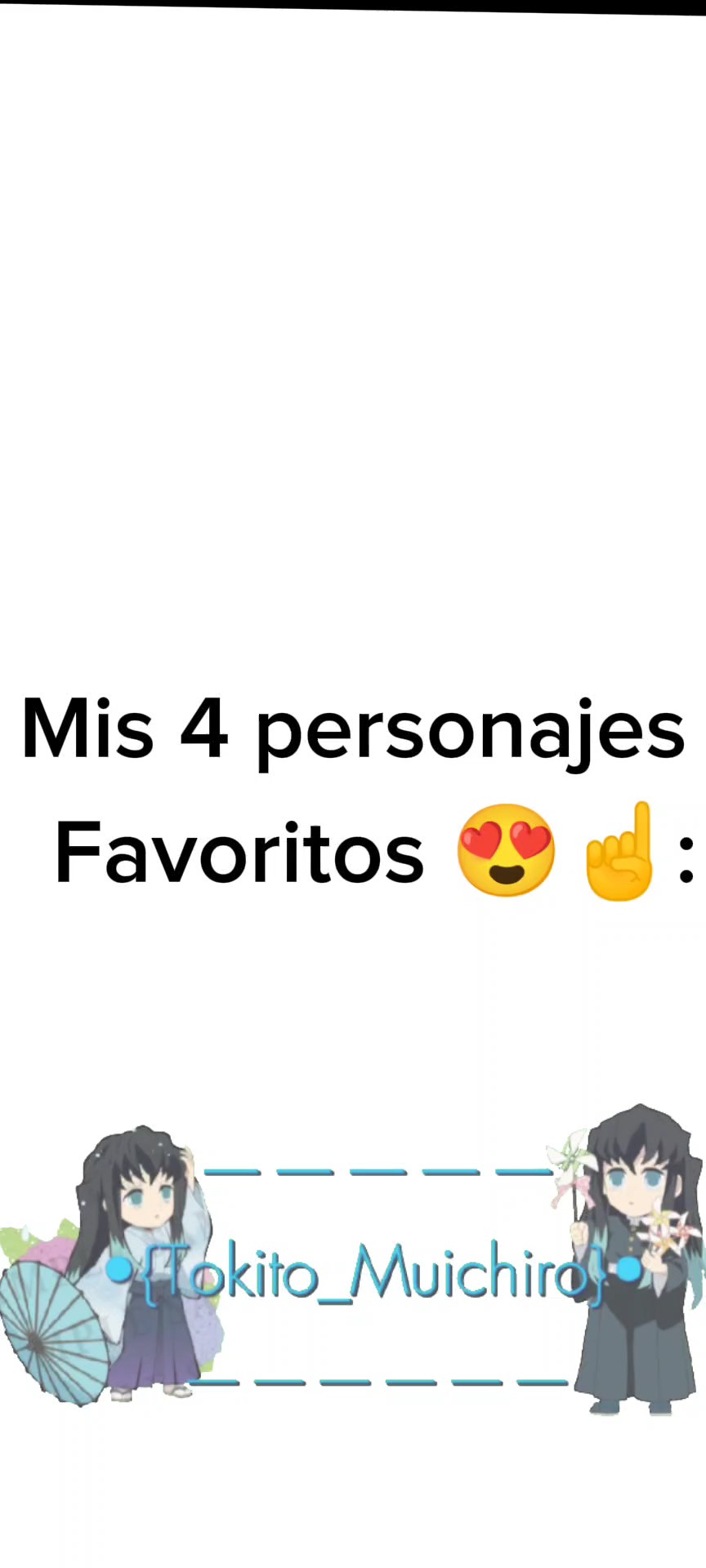 Mis 4 personajes....