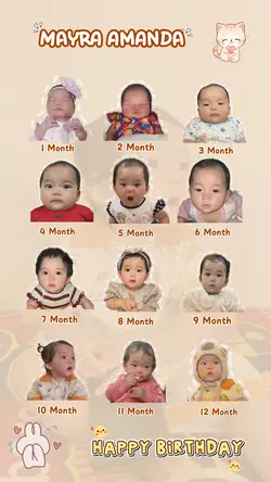 Foto 12 bulan