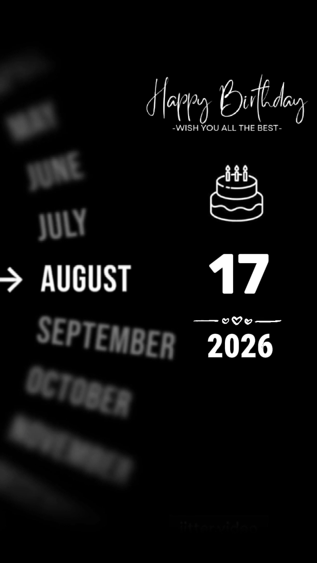 Cumpleaños de hija 17 de agosto