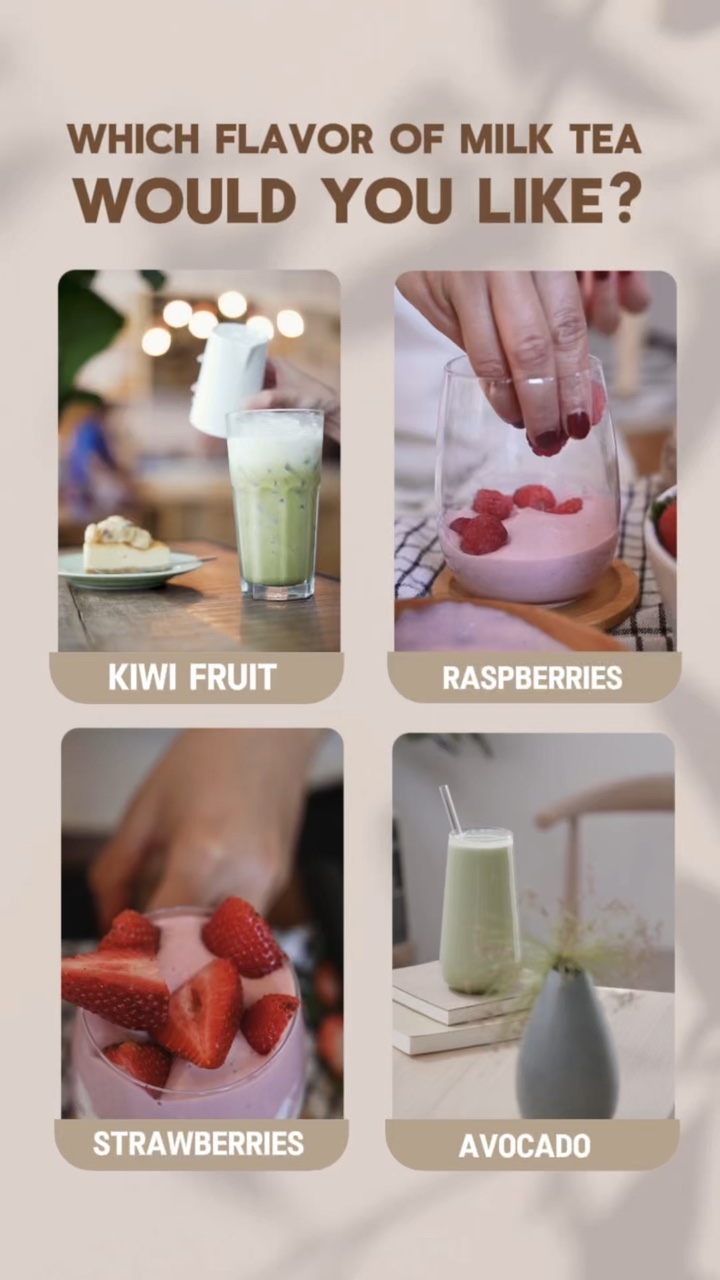 Creative Intro Drinks or Dessert Industry