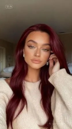 burgundy hair colour