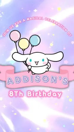 cinamoroll invitatio