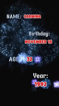 NameBirthdayAgeYear