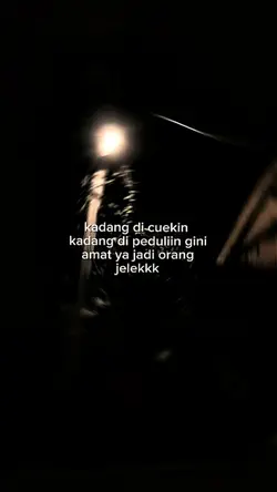 kadang di cuekin 