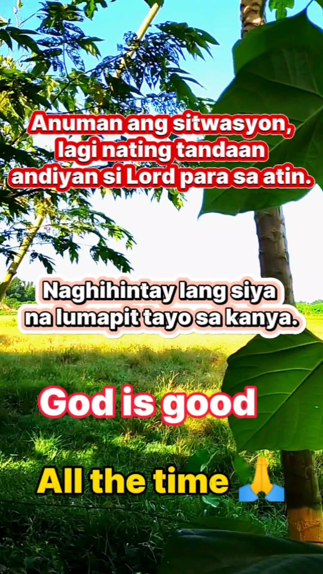 God is good 