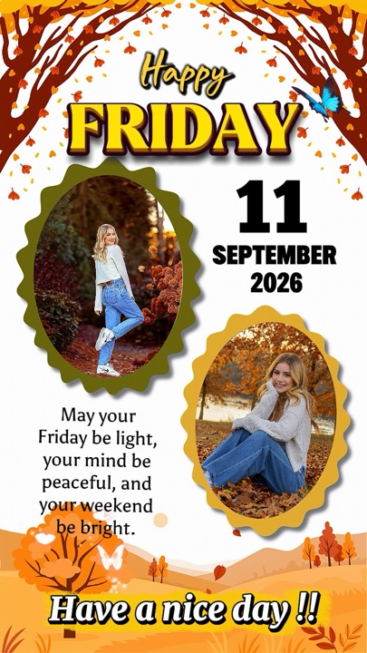 Friday 11 Sept 2026