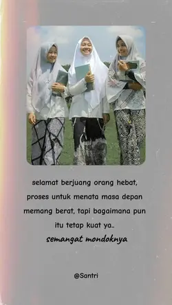 semangat mondoknya