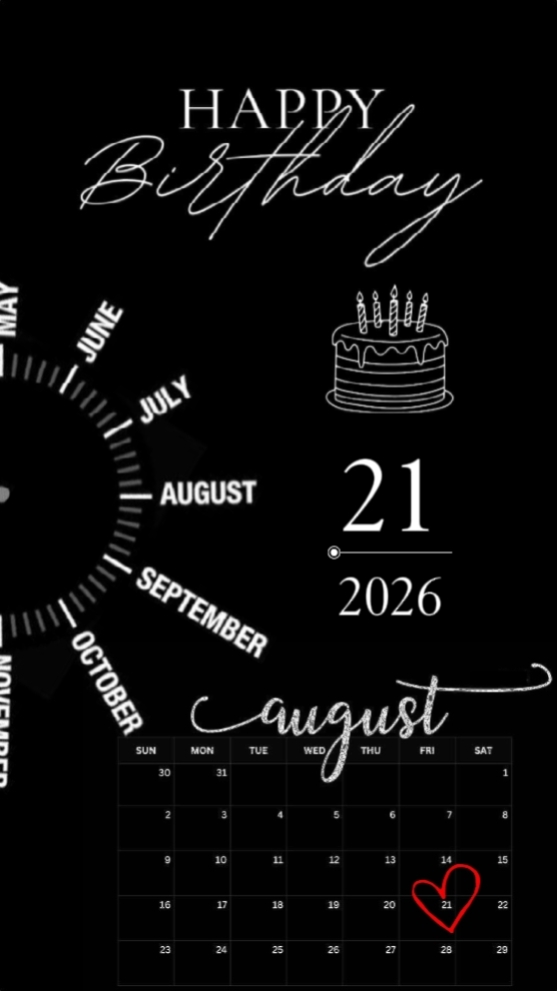 HBD 21 DE AGOSTO