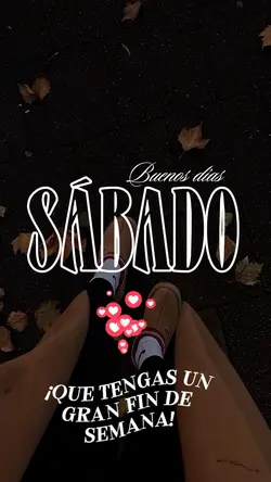sábado buenos días 