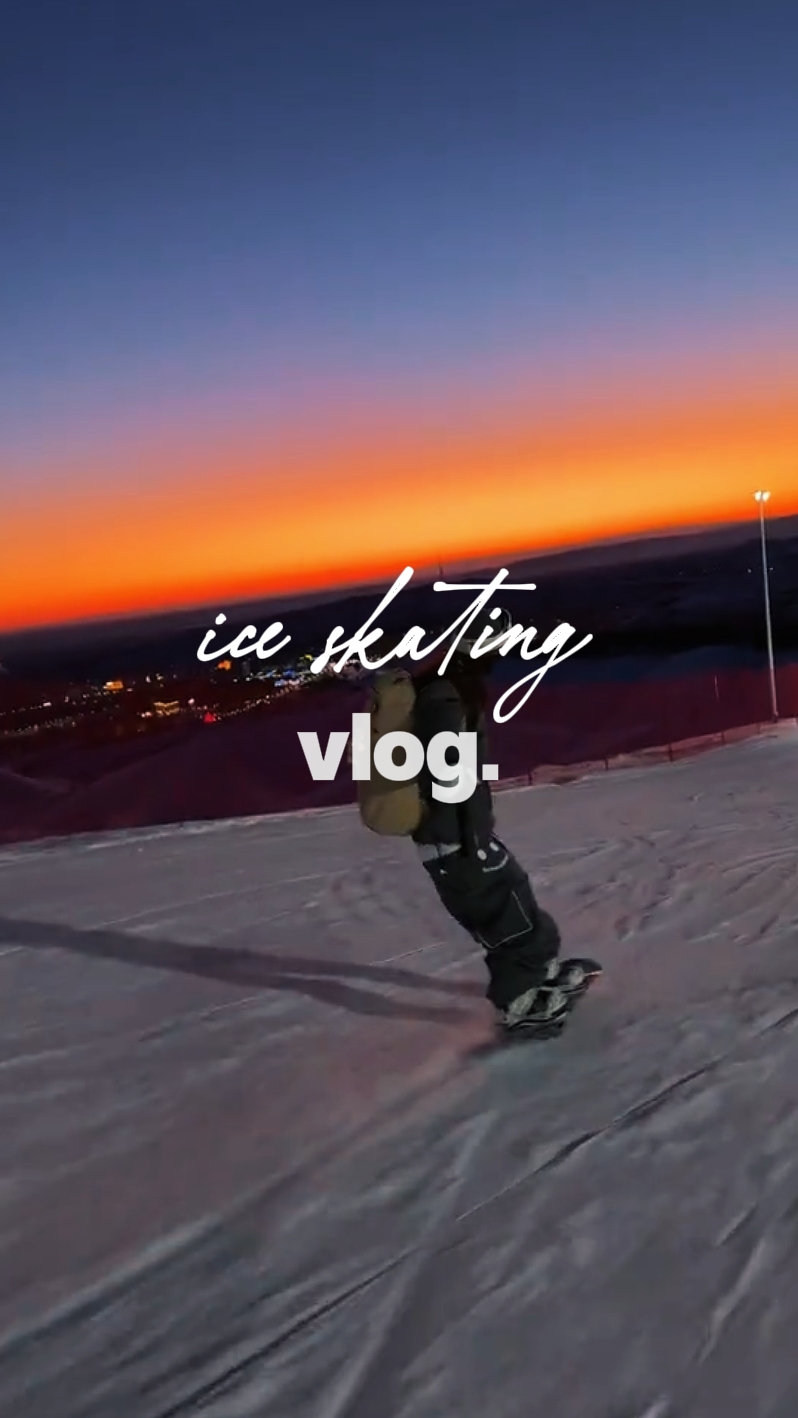 vlog de patinage sur glace