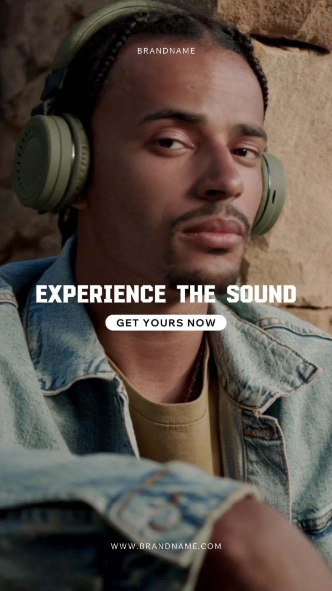 Industria de productos electrónicos Auriculares Estilo moderno Instagram Reels