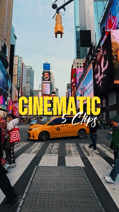 5 clips cinematic 