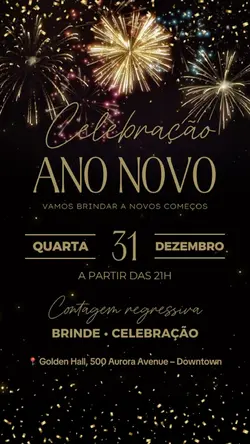Convite ano novo 