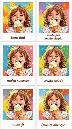 Bom dia com alegria ! Faça seu cartao
