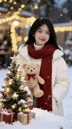 Mẫu giáng sinh AI