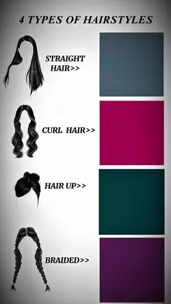 4 types of hairstyle