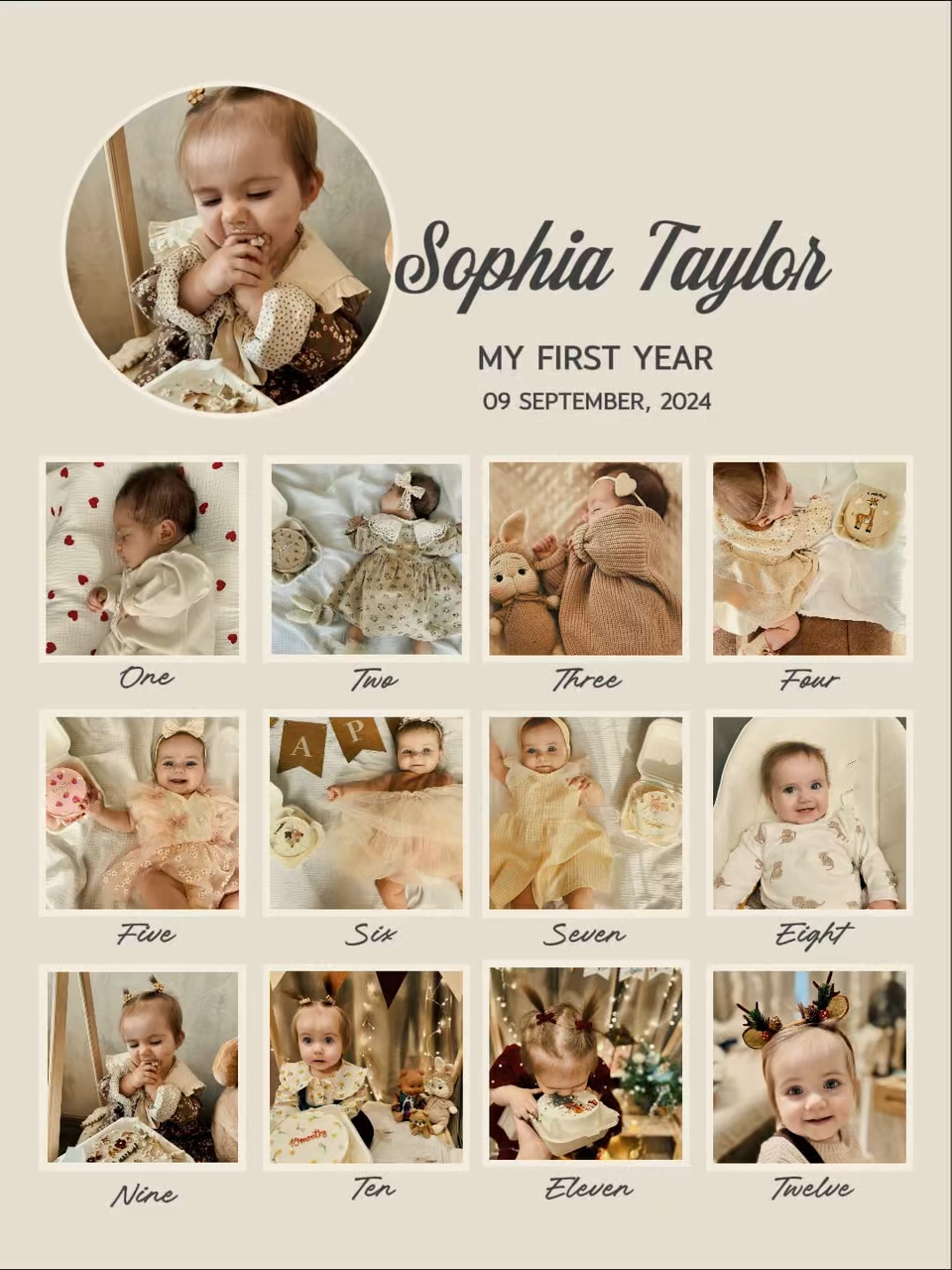 1st Birthday Baby 