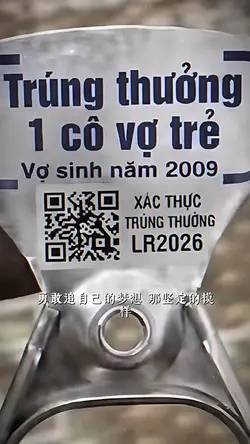 Trúng thưởng một cô