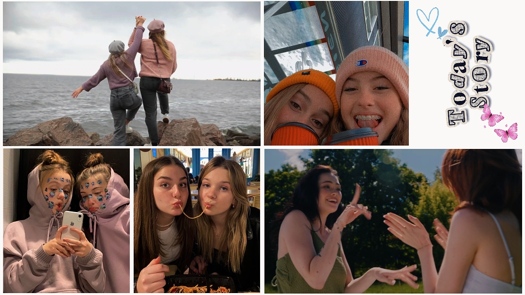 Collage de fotos de video